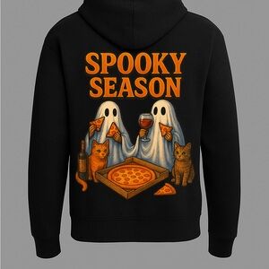 Spooky Season Black Sweater